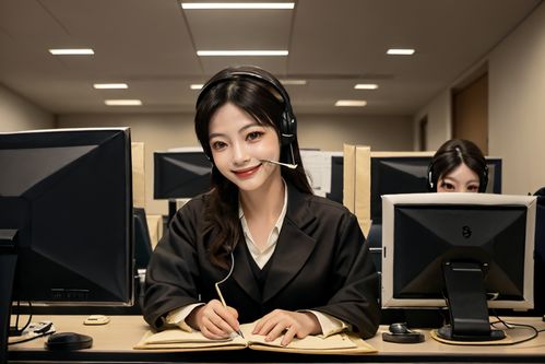 业务员女性客服人物肖像摄影图 摄影图 下载至来源处